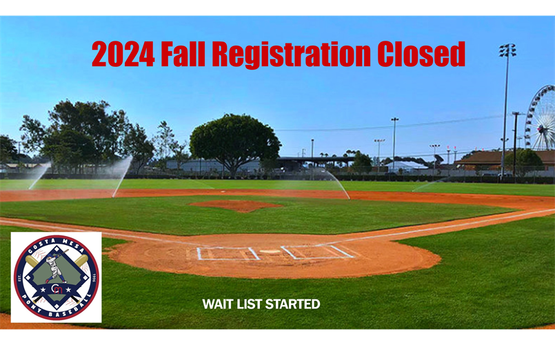 2024 Fall Registrations Closed